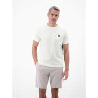 Lerros T-Shirt Fancy Waffle Broken White