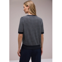 Street One Short Sleeve Structure Shadowed Navy