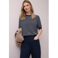 Street One Short Sleeve Structure Shadowed Navy