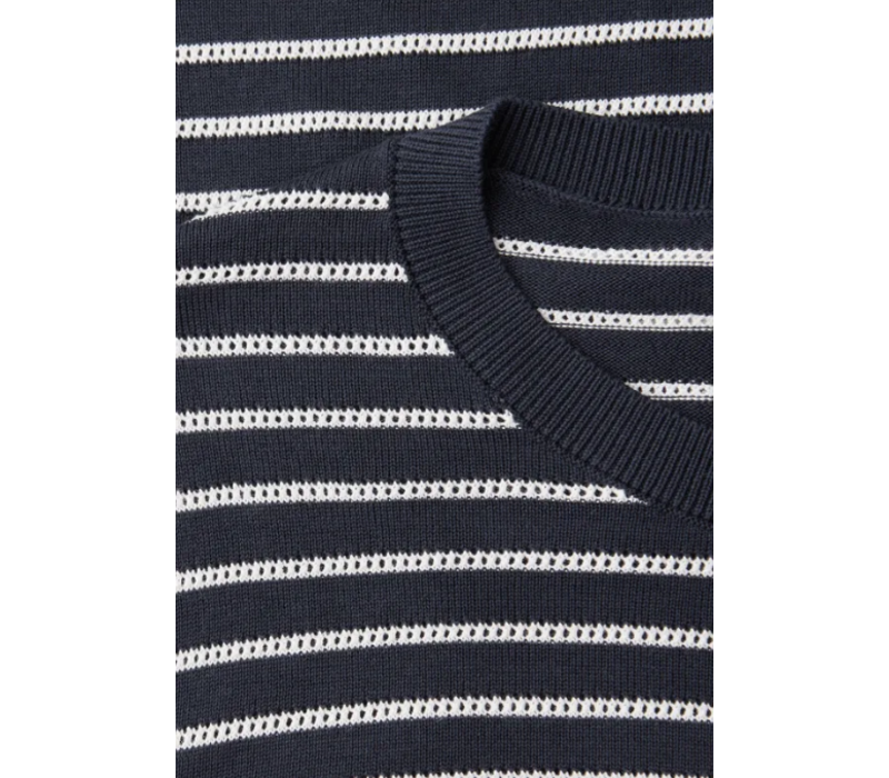 Street One Short Sleeve Structure Shadowed Navy