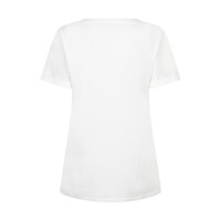 Red Button Tee Temmy Multi Flower Off White Pink