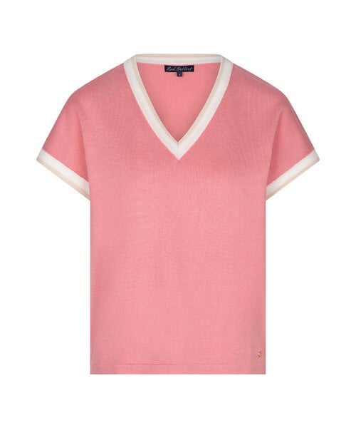 Red Button Red Button Jerry V-neck Striped Rib