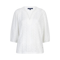 Red Button Top Ajour Offwhite