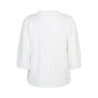 Red Button Top Ajour Offwhite