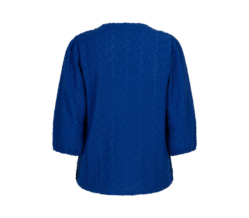 Red Button Top Ajour Cobalt
