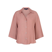 Red Button Amalia Blouse Shine Rosewood