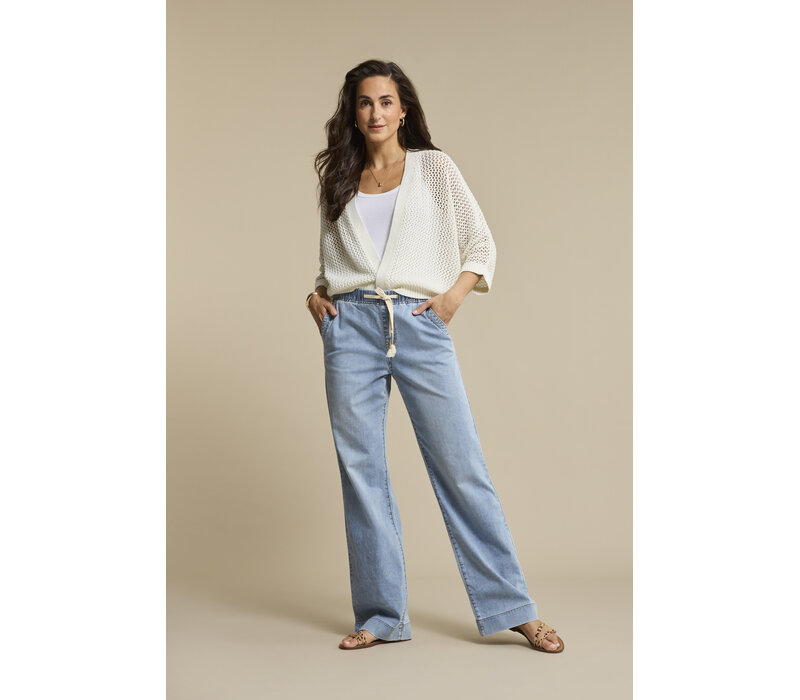 Red Button Colette Elastic Waistband Denim Lightstone