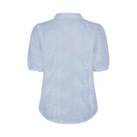 Red Button Victoria 3D Flower Lightblue