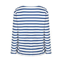 Red Button Terry Stripe without Logo Cobalt