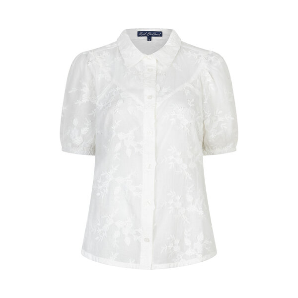 Red Button Victoria 3D Flower 