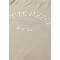 Street One Wording Print Shirt Cobble Stone