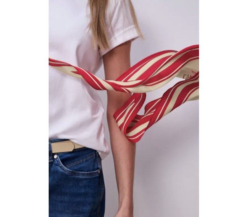 Street One Nicki Satin Diamond Sjaal Salsa Red