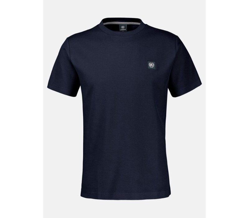 Lerros T-Shirt Fancy Waffle Classic Navy