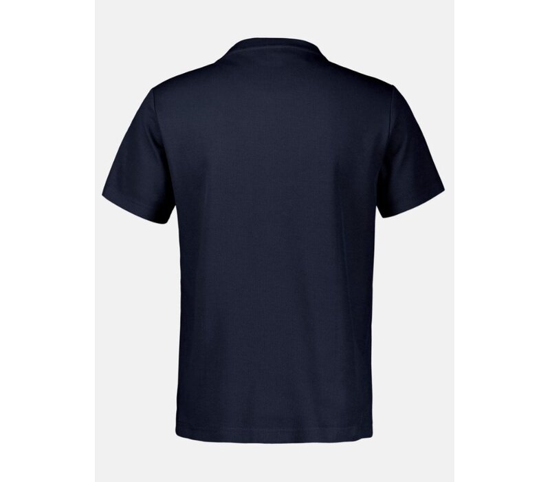 Lerros T-Shirt Fancy Waffle Classic Navy
