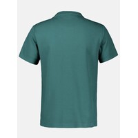 Lerros T-Shirt Fancy Waffle Soft Teal