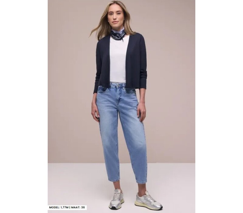 Street One Nette Summer Knit Vest Shadowed Navy