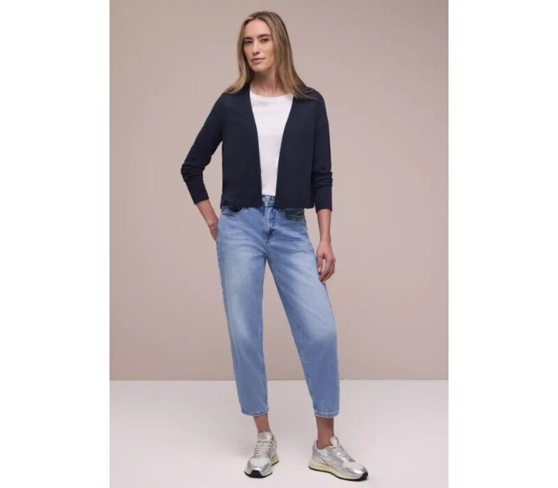 Street One Nette Summer Knit Vest Shadowed Navy