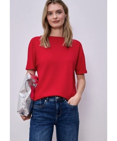 StreetOne Street One Boothals Rib Shirt