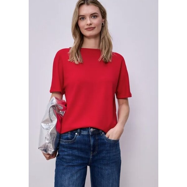 Street One Boothals Rib Shirt 