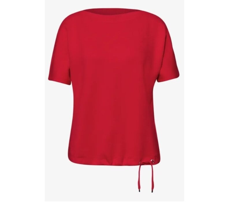 Street One Boothals Rib Shirt Salsa Red