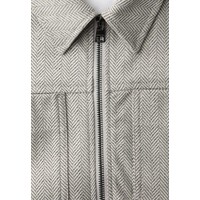Street One Jacket Fishbone Smoke Beige