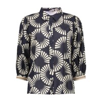 Geisha Blouse Black Ecru