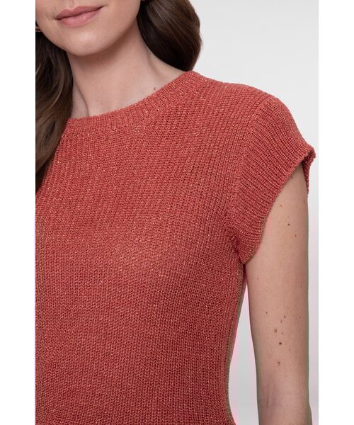 Geisha Geisha Pullover Lurex Sleeveless