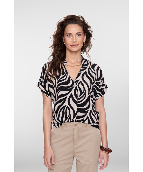 Geisha Geisha Blouse Bi-Color