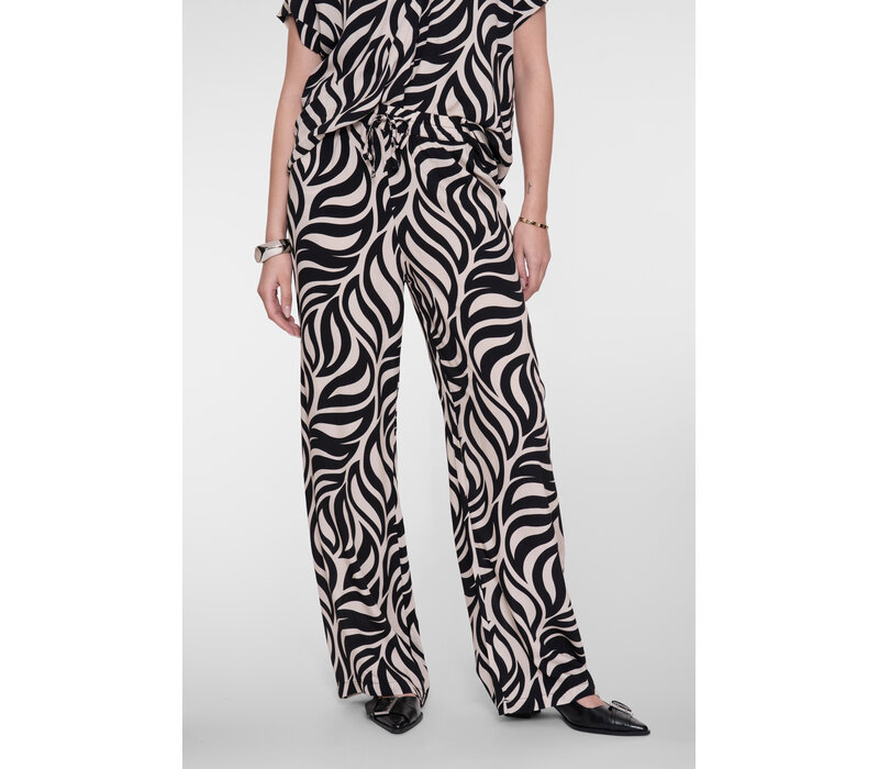 Geisha Pants Bi-Color Black