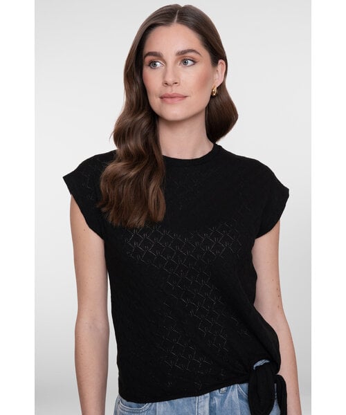 Geisha Geisha Top Ajour with Knot