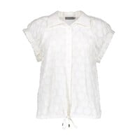 Geisha Blouse Lurex Off White
