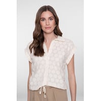 Geisha Blouse Lurex Off White