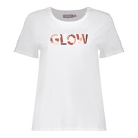 Geisha T-Shirt Glow Off White Light Pink