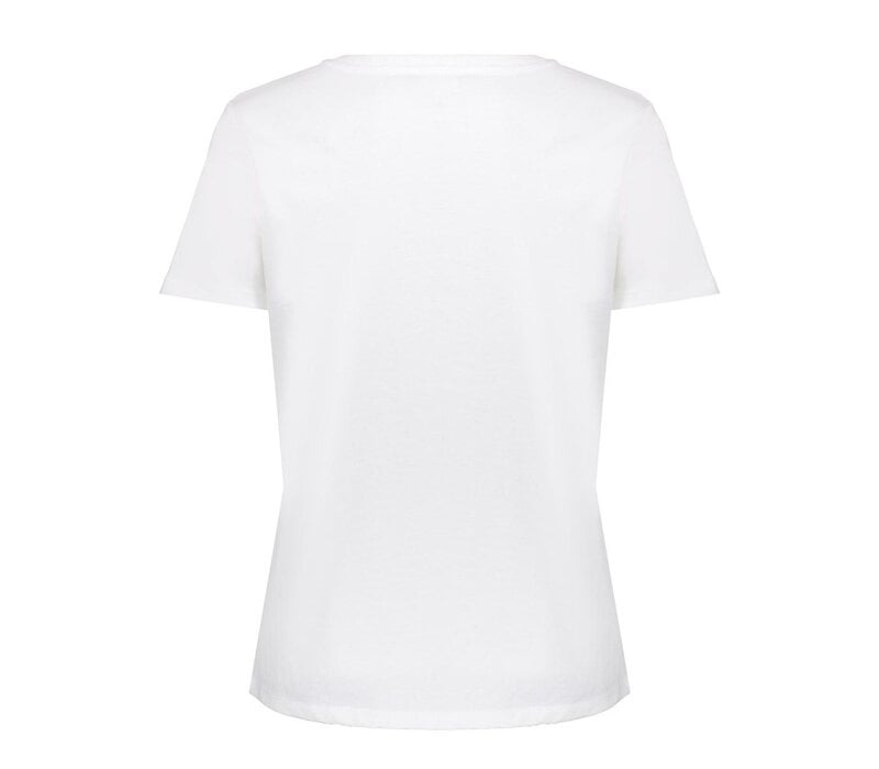 Geisha T-Shirt Glow Off White Light Pink