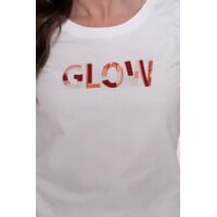 Geisha T-Shirt Glow Off White Light Pink