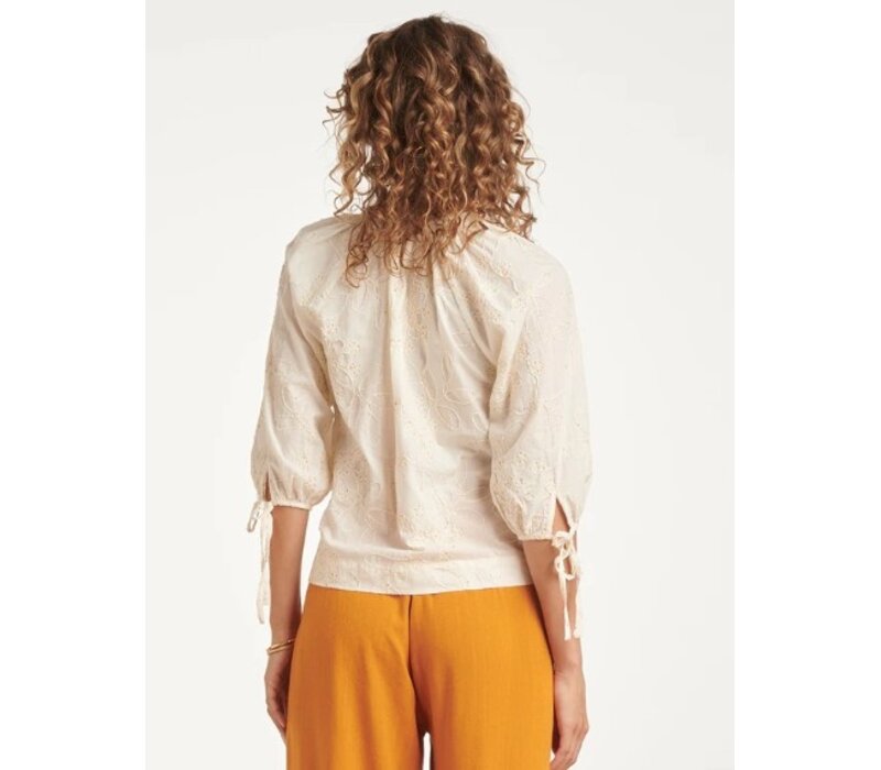 Smashed Lemon Blouse Off White