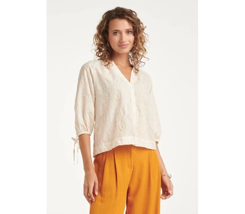Smashed Lemon Blouse Off White