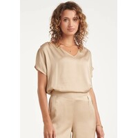 Smashed Lemon Blouse Dark Sand