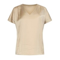 Smashed Lemon Blouse Dark Sand
