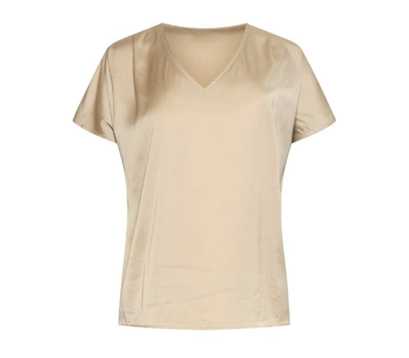 Smashed Lemon Blouse Dark Sand