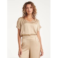 Smashed Lemon Blouse Dark Sand