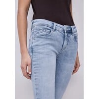 Street One York Mid Waist Light Blue Random Wash