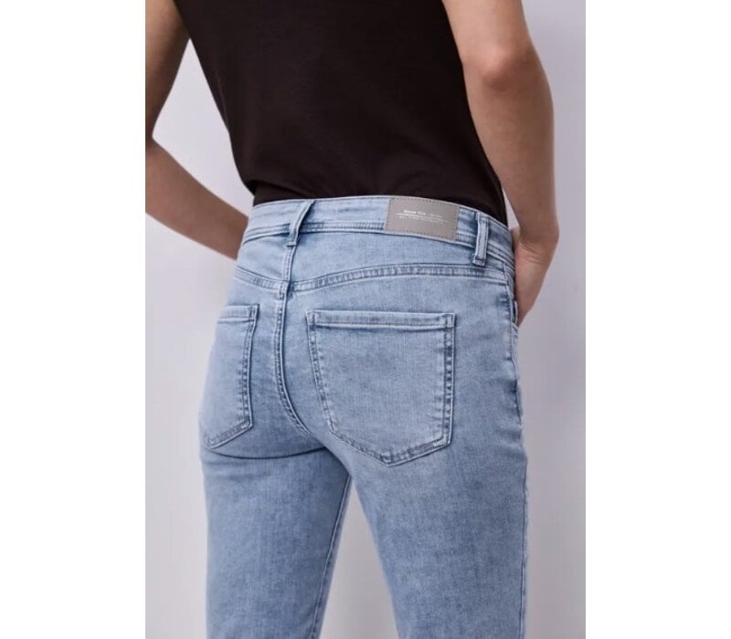 Street One York Mid Waist Light Blue Random Wash