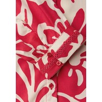 Street One Buttoned Tunicblouse Tape Details Salsa Red