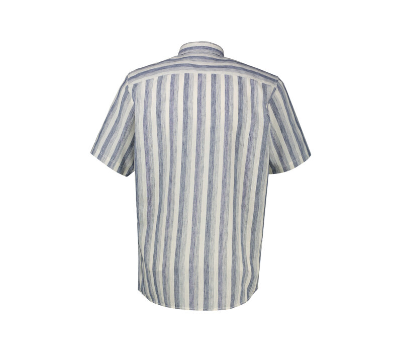 Lerros Overhemd Fancy Stripe Storm Blue