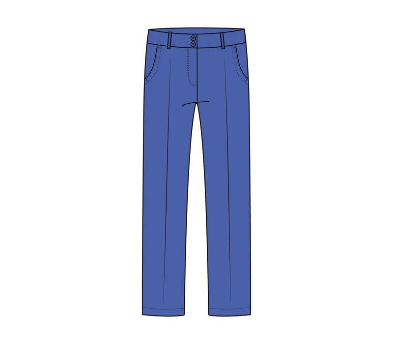 Red Button Diana Smart Colour Lengte 28 Cobalt