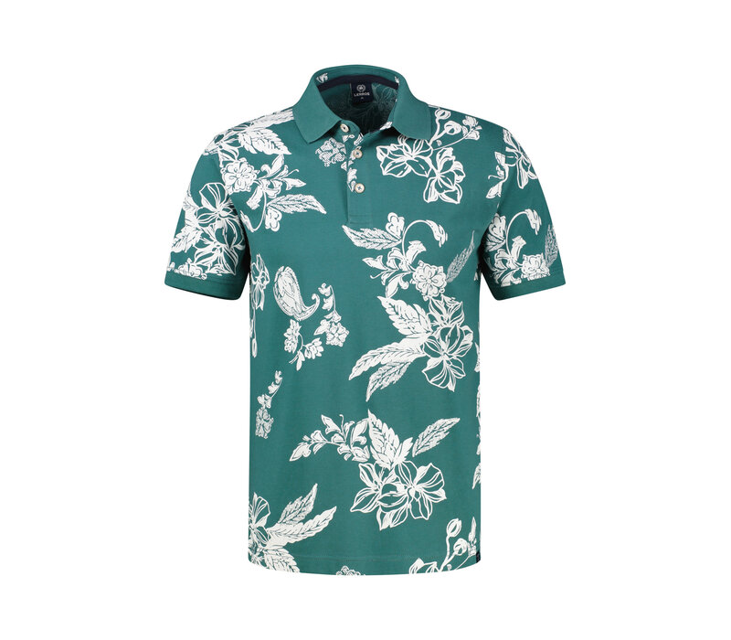 Lerros Polo Pique Soft Teal