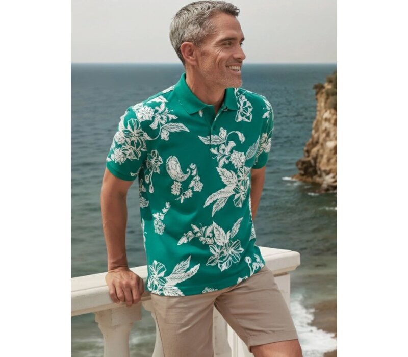 Lerros Polo Pique Soft Teal