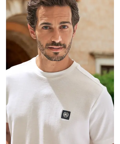 Lerros Lerros T-Shirt Fancy Waffle