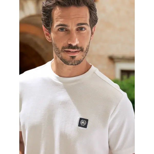 Lerros T-Shirt Fancy Waffle 